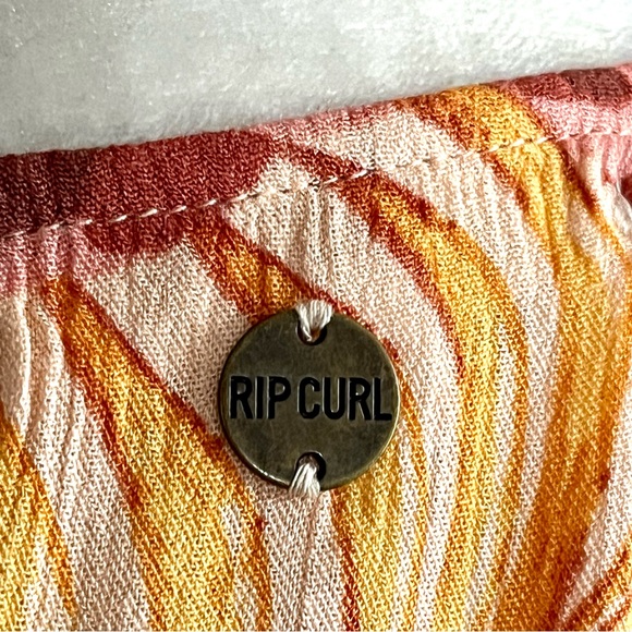 Ripcurl Namotu Wrap Maxi Dress in Apricot - Size Medium - Picture 7 of 16